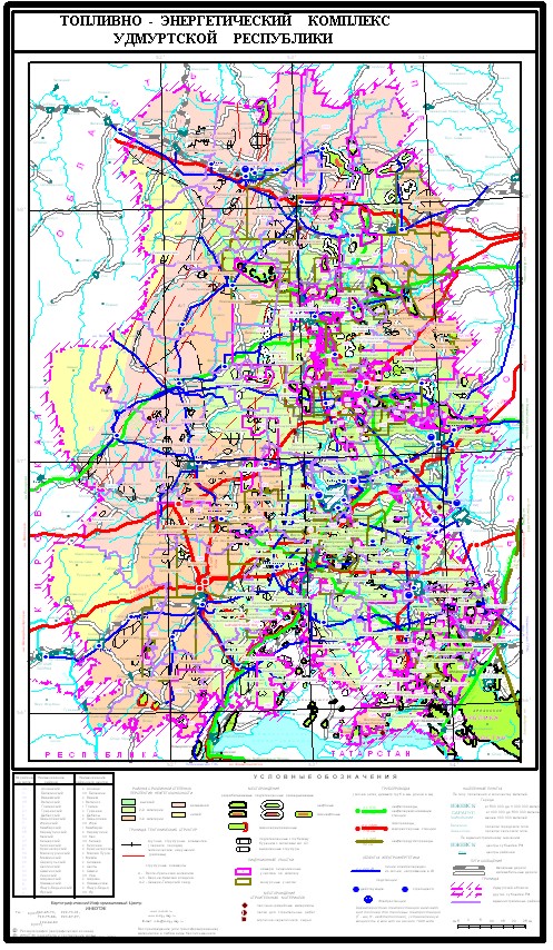 Карта полезных ископаемых удмуртии
